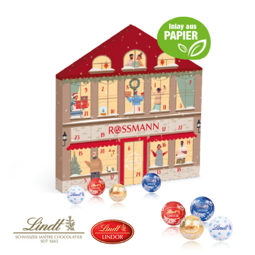 Adventskalender mit Logo Haus