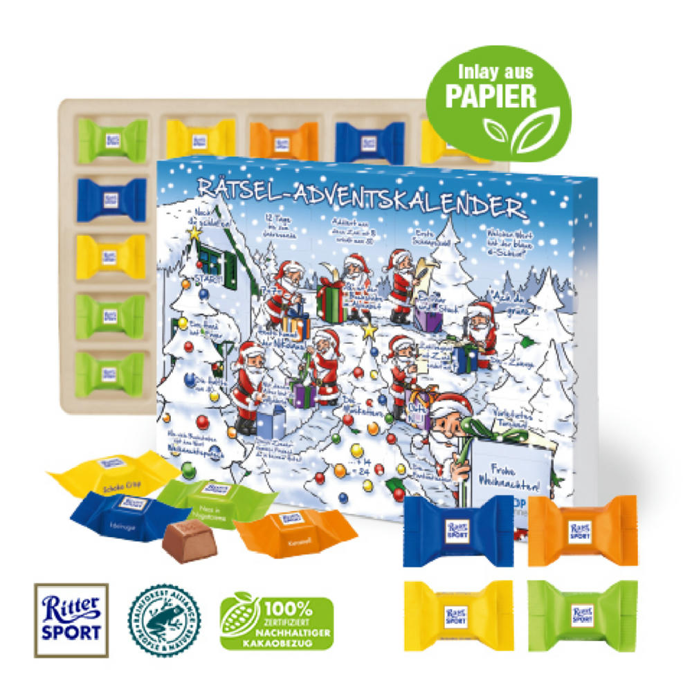 Adventskalender mit Logo Ritter-Sport