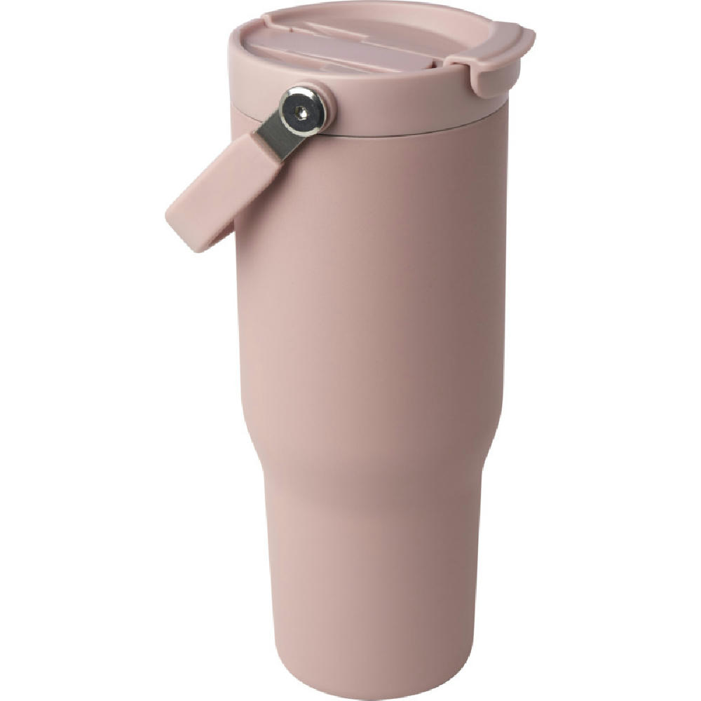 Thermobecher altrosa mit Logo bedrucken