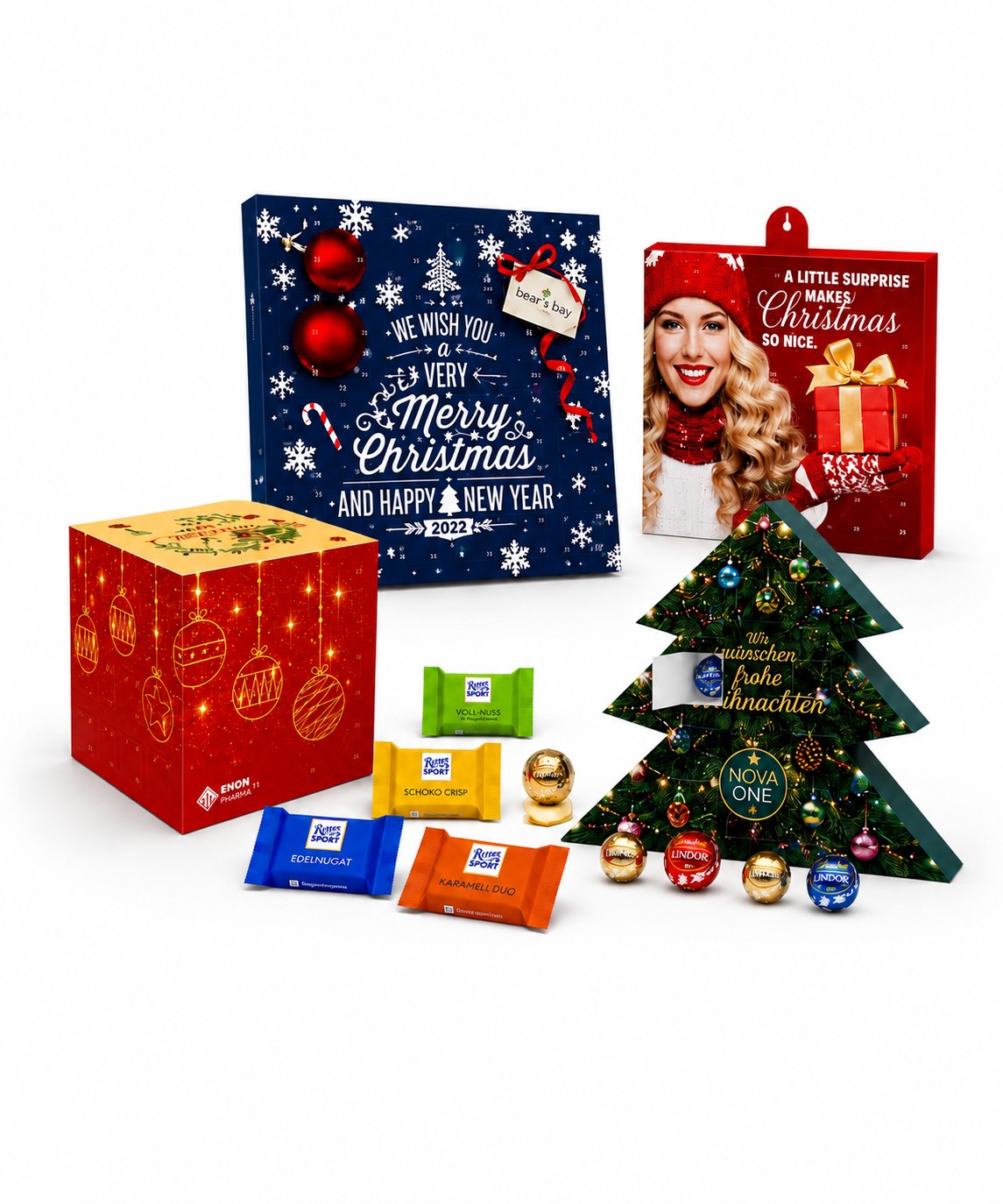 Adventskalender mit Logo