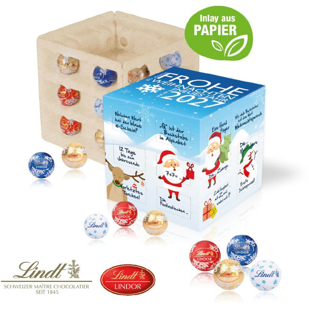 Adventskalender mit Logo Cube