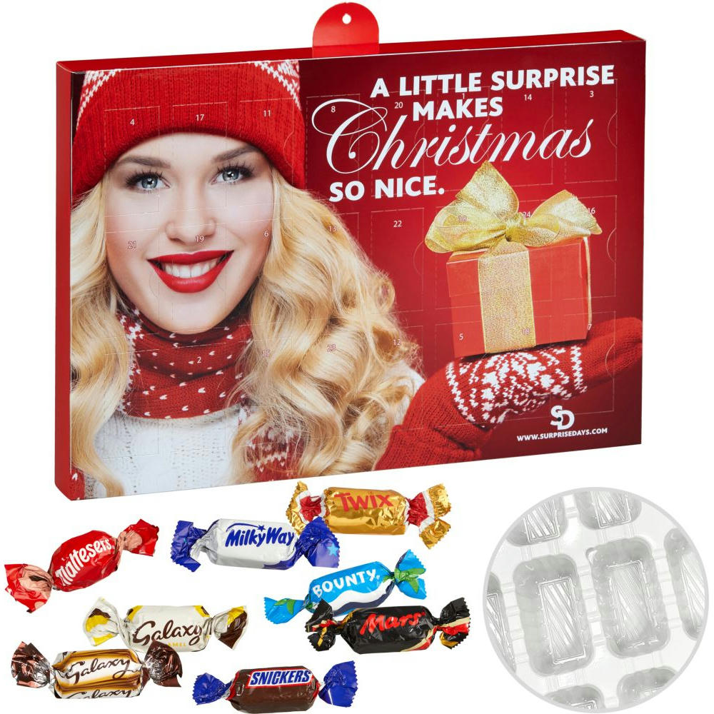Adventskalender mit Logo Premium Schokolade