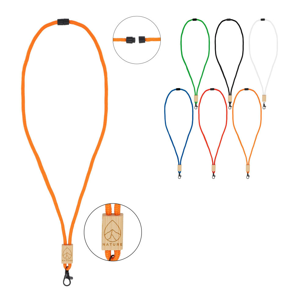 RPET Kordel-Lanyard mit Logo bedrucken