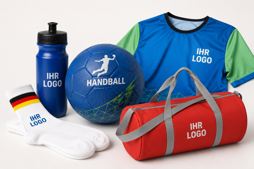 Handball Werbeartikel mit Logo für Unternehmen