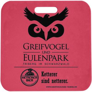 Sitzkissen mit Logo als Fußball Werbeartikel für Stadion und Veranstaltungen