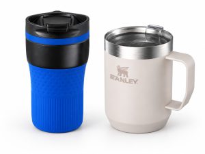 Thermobecher Markenprodukte von RETUMBLER und Stanley