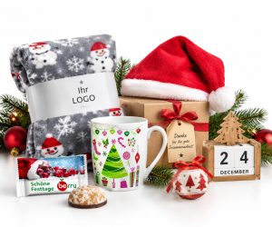 Werbeartikel zu Weihnachten für Unternehmen